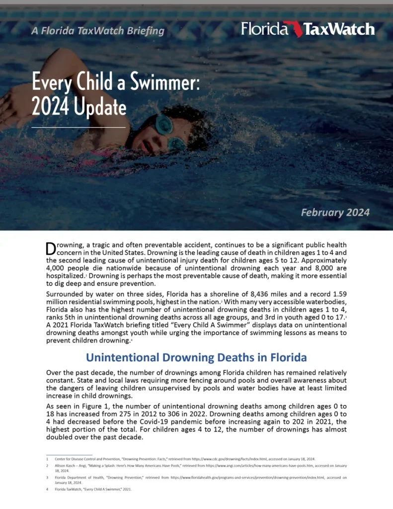 Every Child A Swimmer Update