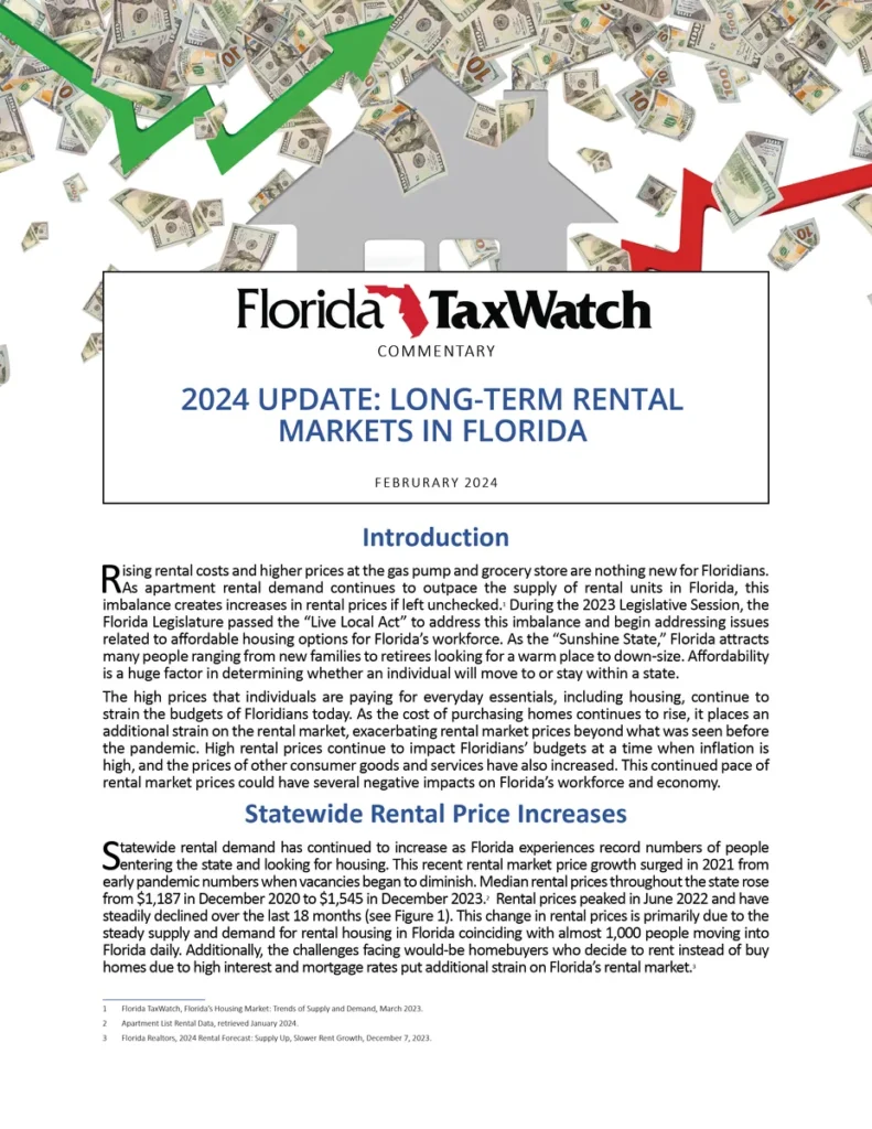 2024 Update: Long-Term Rental Markets In Florida